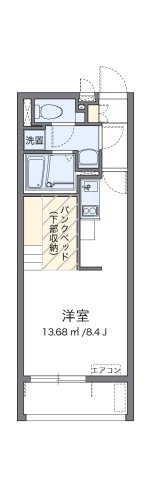 加古川市野口町良野のアパートの間取り|代表的な間取のため実際の間取とは異なる場合があります