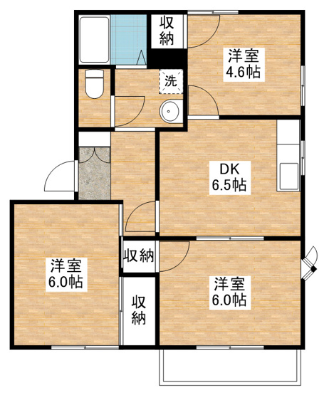 【間取り】 | グリーンフレグランスA