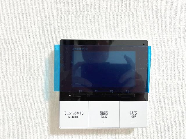中村区中村本町四丁目　戸建の防犯設備|防犯性の高いTVモニター付きインターホン。