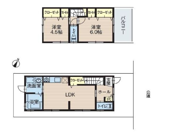 中村区中村本町四丁目　戸建の間取り|間取図　※図面と現況が異なる場合は現況優先といたします。