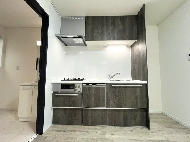 中村区中村本町四丁目　戸建のキッチン|食洗機付きシステムキッチンで家事の時間短縮につながります。