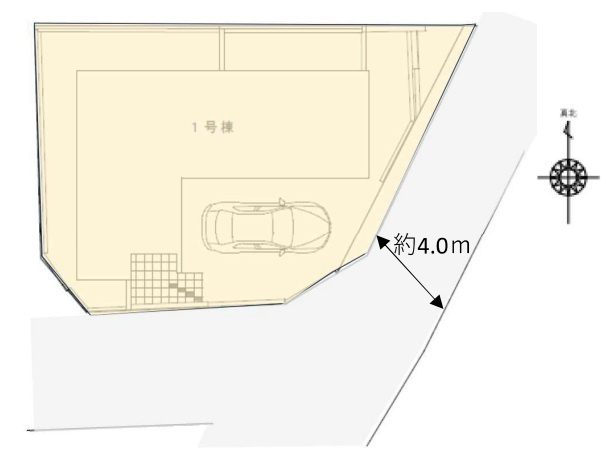 神戸市垂水区舞子坂3丁目の区画図