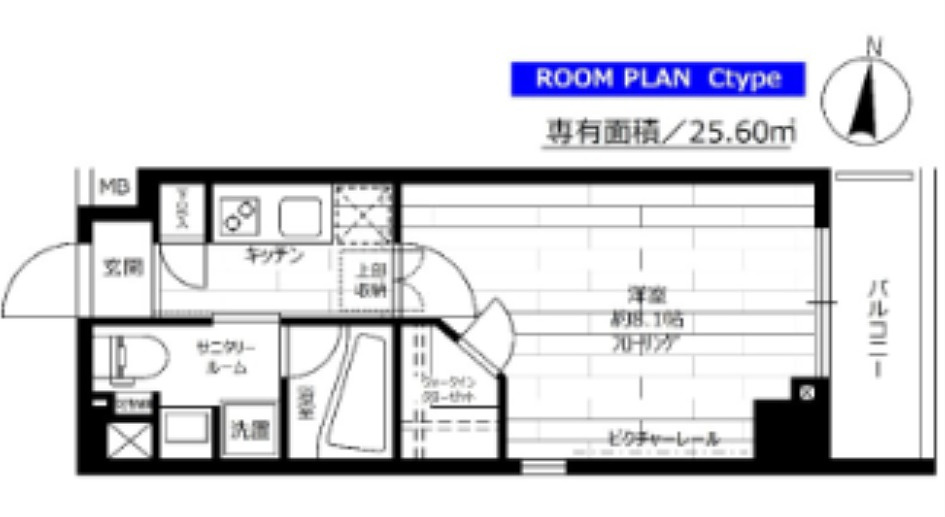 ステージファースト錦糸町アジールコートの間取り