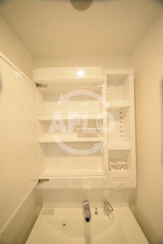 S-RESIDENCE日本橋Qualierの独立洗面台|S-RESIDENCE日本橋Qualier　独立洗面台収納