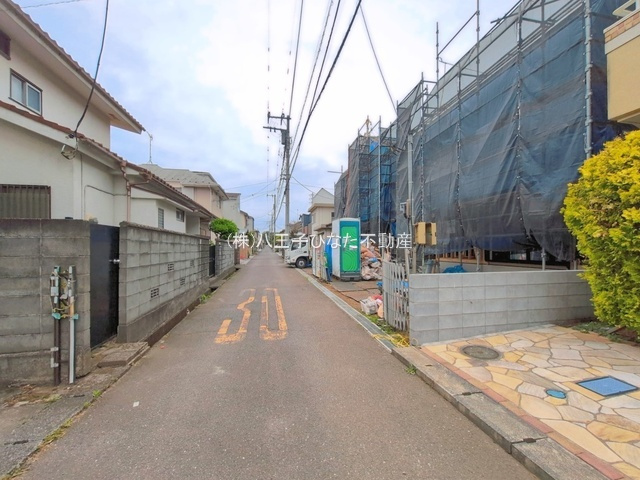 祝成約　八王子市　富士見町　新築戸建て　９期の前面道路含む現地写真|～仲介手数料無料☆八王子ひなた不動産～八王子市富士見町　新築戸建て