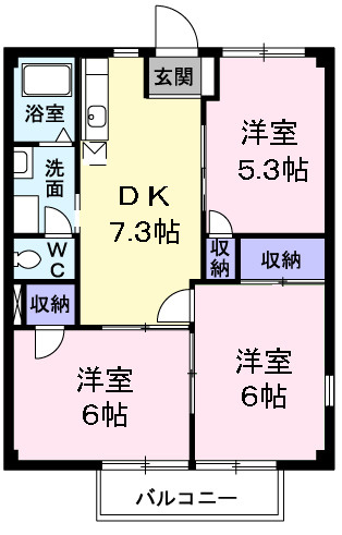 【間取り】 | あきる野ビューラー | 間取図
