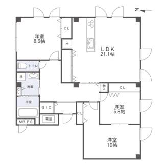 【間取り】 | YOSHIMOTOビル　３階