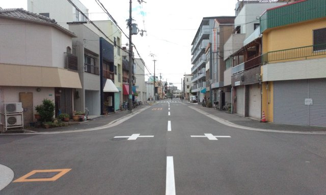 大阪市住之江区西加賀屋2丁目貸店舗9万円の駐車場