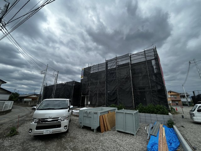 新築　前橋市青柳町第28　クレイドルガーデン　4号棟の外観|現地写真　2026年7月完成予定！類似物件のご内覧等、お気軽にお問合せください♪　							
　							
