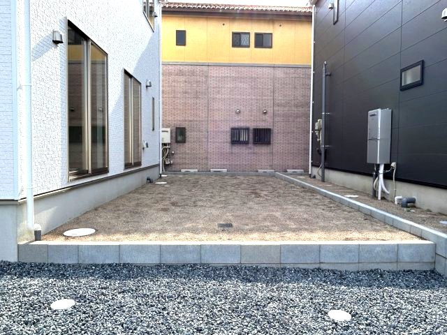 クレイドルガーデン前橋市青柳町第28　8号棟の庭|ガーデニングも楽しめます♪