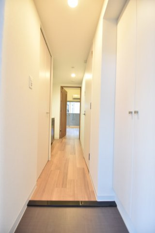 大阪市都島区網島町の賃貸マンションの玄関