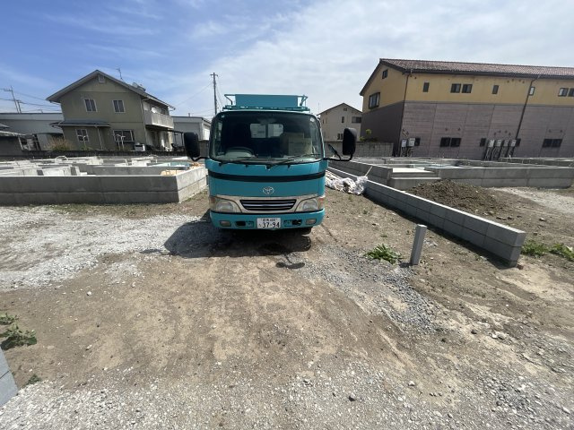 新築　前橋市青柳町第28　クレイドルガーデン　7号棟の駐車場|　駐車スペースは並列2台分可能です！
