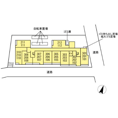 ステラ美光の区画図
