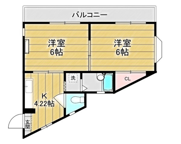 ヴィラ・プランタンの間取り
