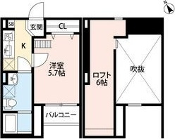 Loft　　MD(ロフト　エムディ)の間取り