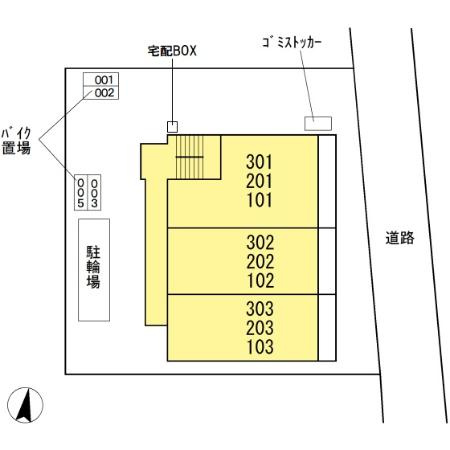 Peony豊明の区画図