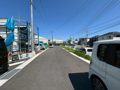 【前面道路含む現地写真】 | 合志市御代志新築戸建て