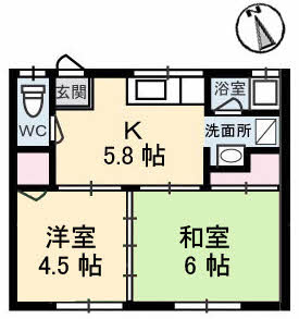 松田アパートの間取り
