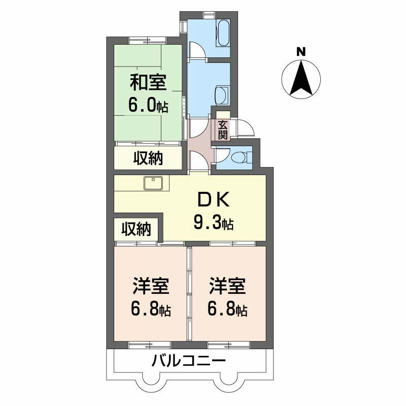 第2キクスイビルの間取り