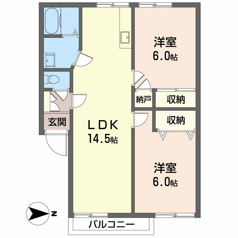 サニーコート山村の間取り