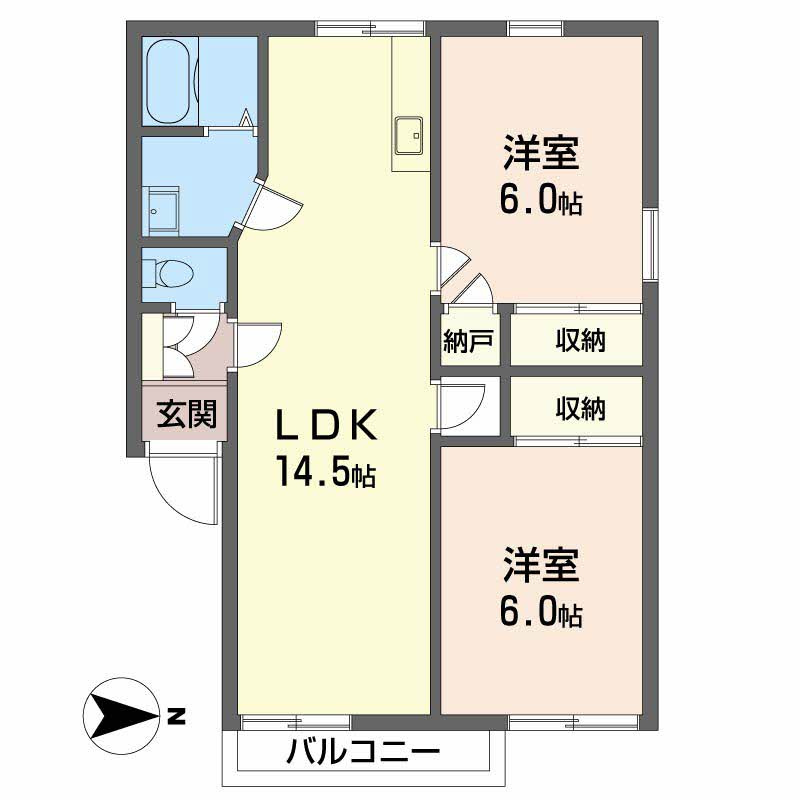 サニーコート山村の間取り