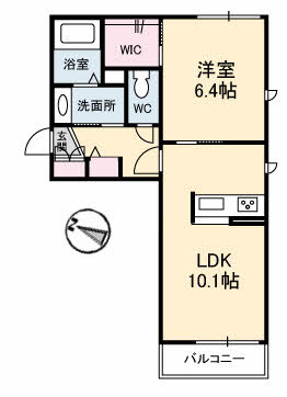 DesperadoⅡの間取り