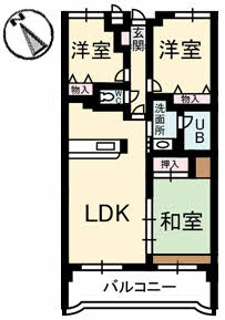 カーサ古江の間取り