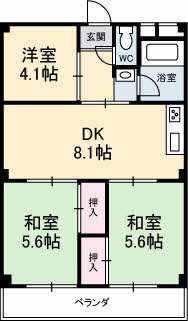 第1キクスイビルの間取り