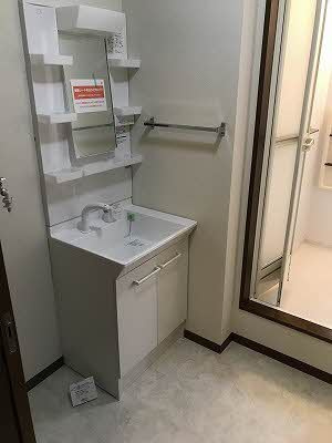 ソレイユ C棟の洗面所