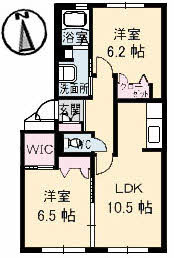 フレヴェールの間取り