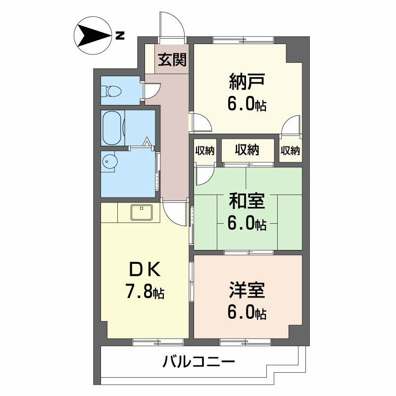 ロイヤルオークスの間取り