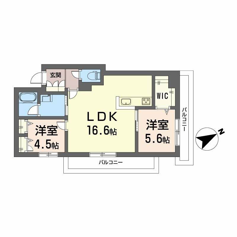 カーサ・アチェロの間取り