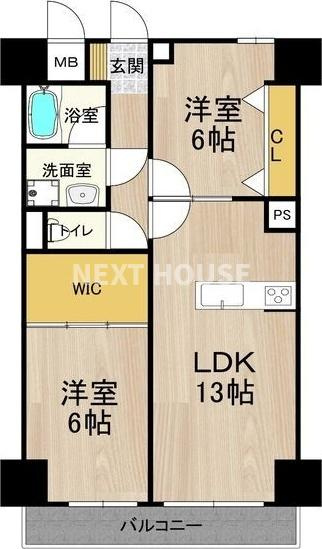 パークモダン住之江公園の間取り