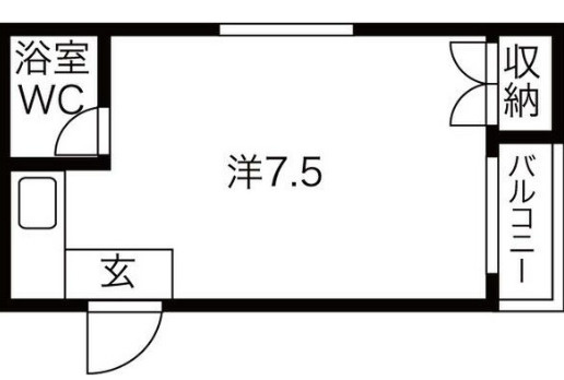 大阪市生野区中川５丁目の一棟マンションの間取り