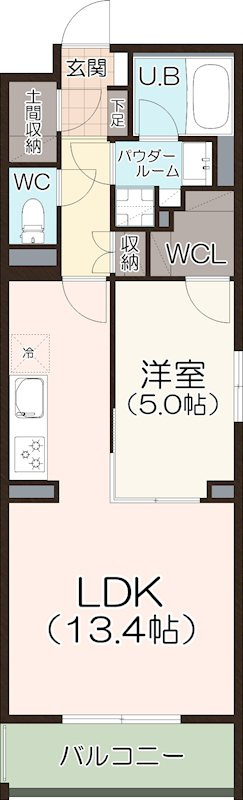 グラーツ Fの間取り