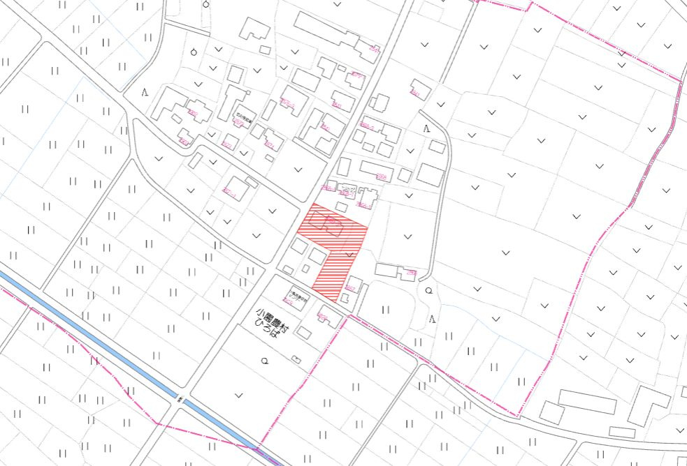 北諸県郡三股町大字蓼池の売地の土地図