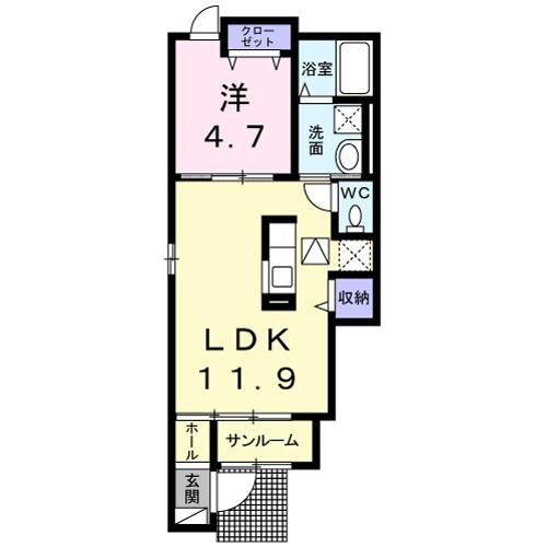 【間取り】 | レジュール本厚木1(レジュールホンアツギワン)