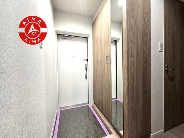 ベルヴィ香椎十番館の玄関|落ち着いた玄関です。
