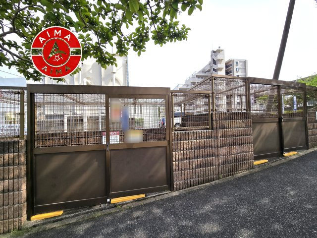 ベルヴィ香椎十番館のその他共用部分|綺麗に管理された共有部分のゴミ置き場です。
