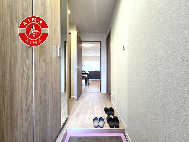 ベルヴィ香椎十番館の玄関|しっかり収納もある玄関です。