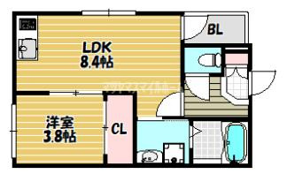 【間取り】 | ハーモニーテラス鶴見緑地
