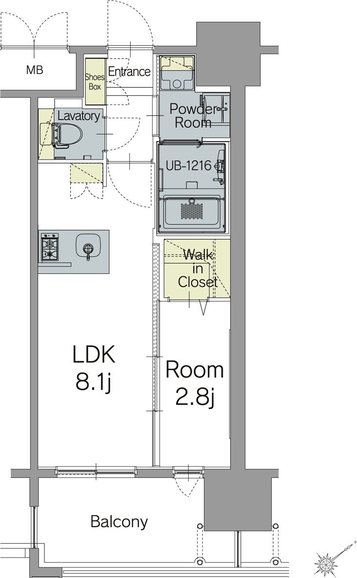 新品家具付きマンション今泉1(KaGood福岡)