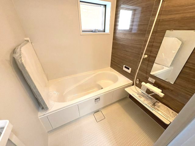 【浴室】 | 福岡市南区屋形原3丁目　1号棟（全2棟）【仲介手数料無料・0円】 | 現地写真。浴室です。