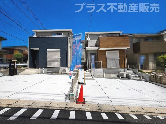 【外観】 | 福岡市南区屋形原3丁目　1号棟（全2棟）【仲介手数料無料・0円】 | 現地写真。プラス不動産販売なら、現場の全ての棟をまとめてご見学頂けます。
