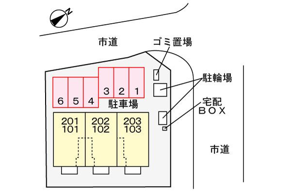 ブルー　ローズ　　刈谷市近郊の賃貸はクラスホーム刈谷店の駐車場