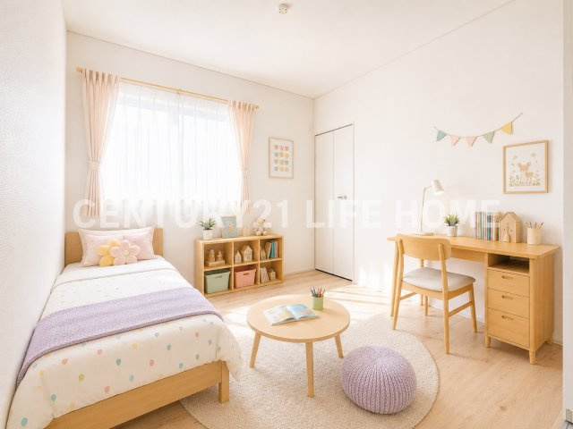 【子供部屋】 | グリーンライン「北山田」新築戸建て | お子さんと一緒に遊べます