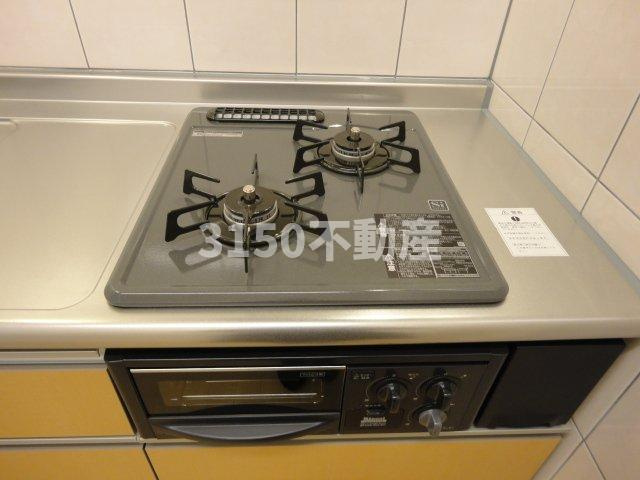 エバークレストのキッチン|ガスコンロ