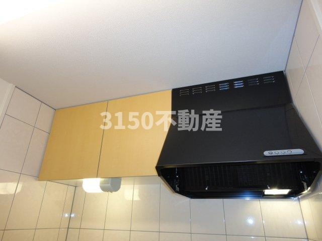 エバークレストのキッチン|キッチン　シンク上棚