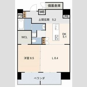 Lausanneの間取り