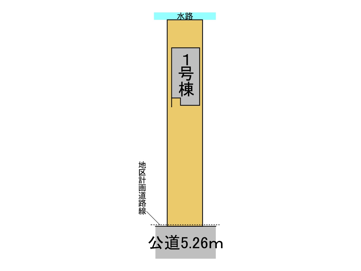 リーブルファイン　各務原市蘇原東栄町　全1区画分譲の区画図|■区画図
■YAMADA電機の　ヤマダ不動産　株式会社リライフ　
いつでもお問合わせ下さい。
